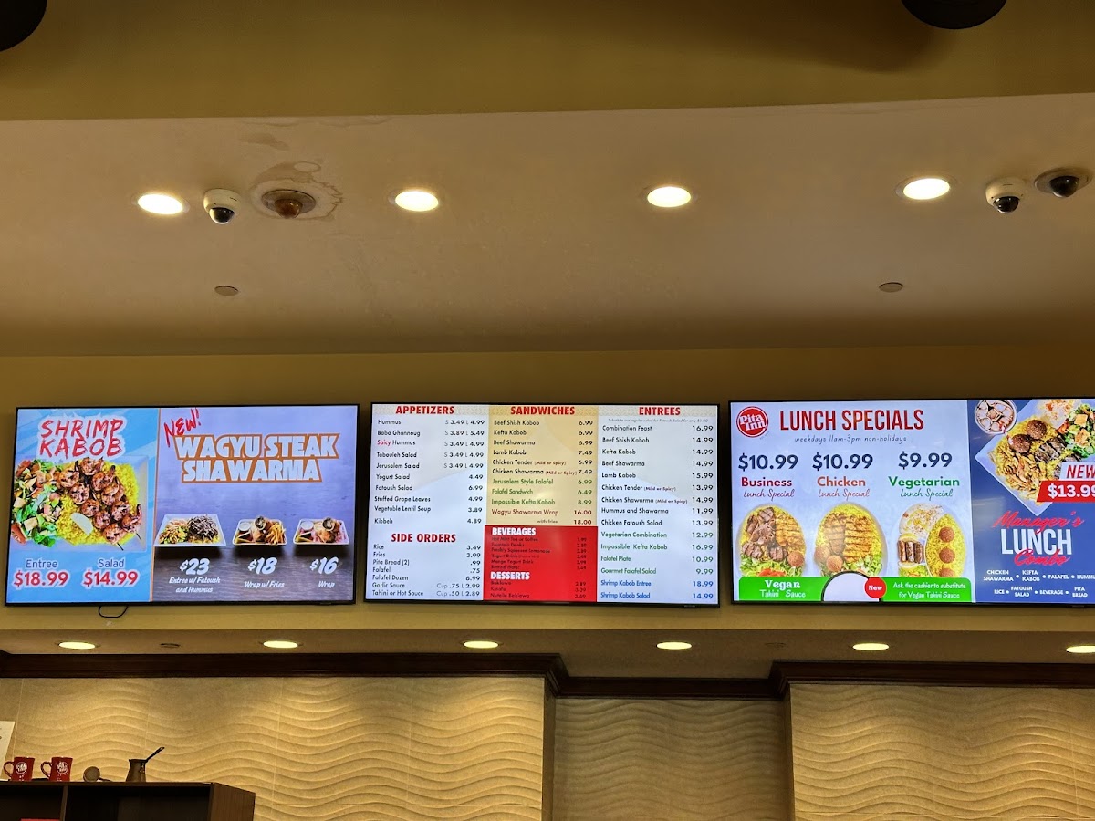Pita Inn Menu 4