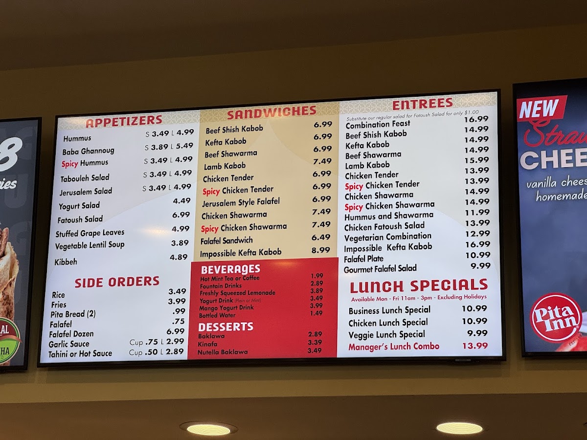 Pita Inn Menu 5