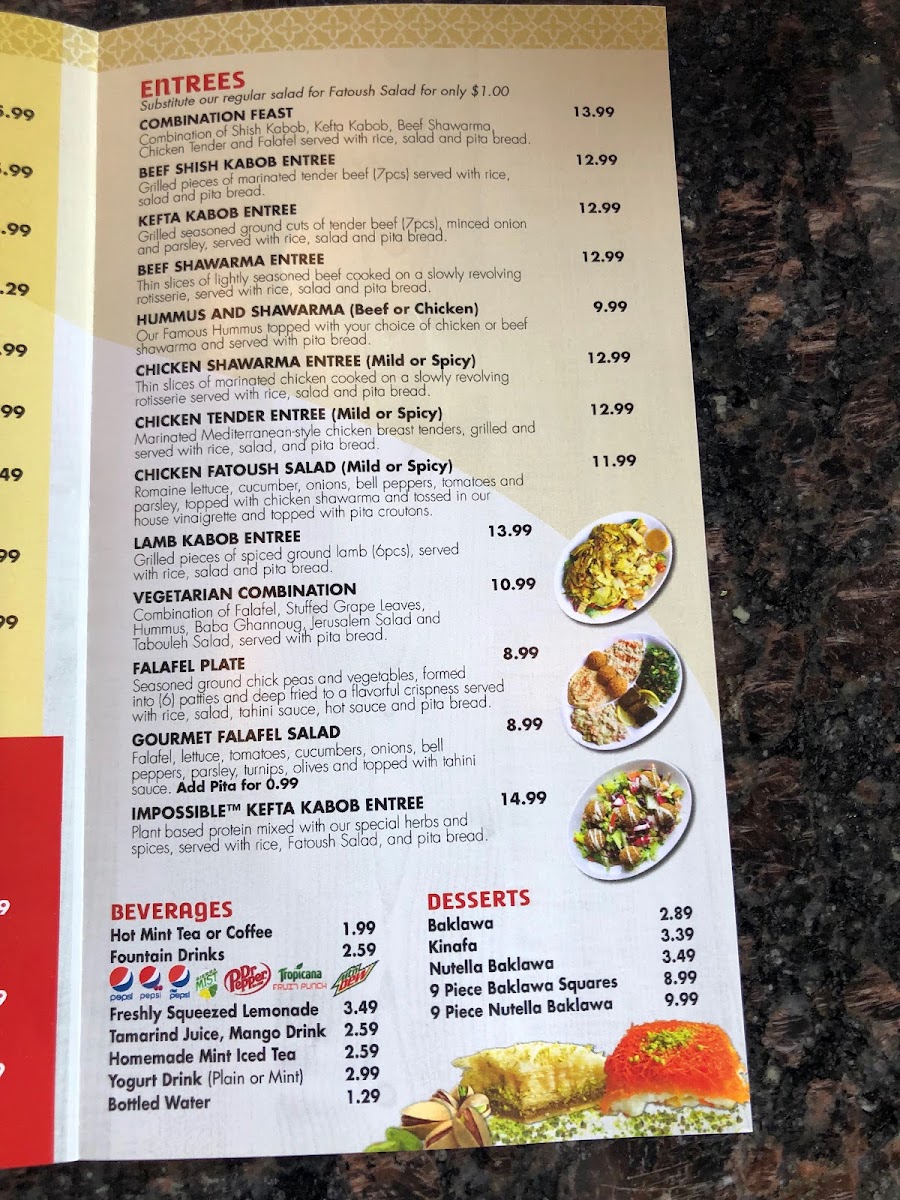 Pita Inn Menu 7