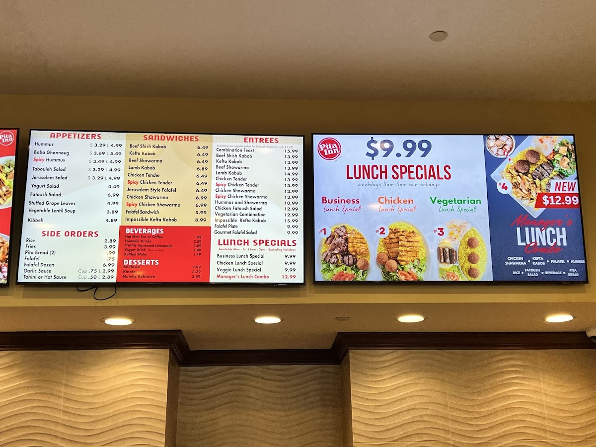 Pita Inn Menu 9