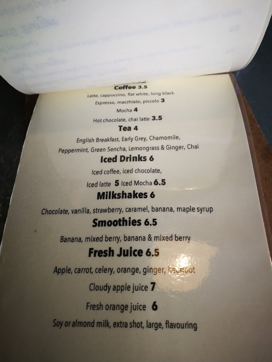 Madame Frou Frou Menu 10