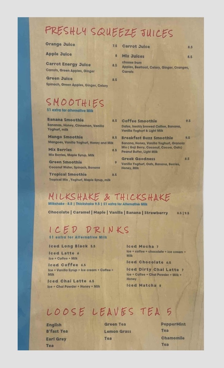 Madame Frou Frou Menu 4