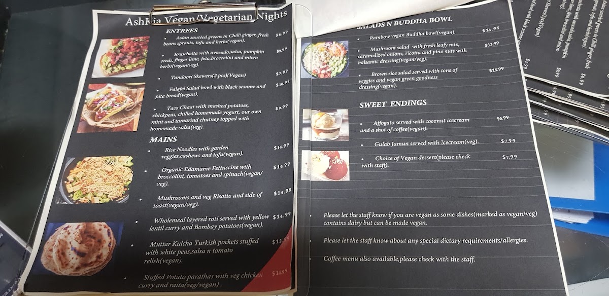 Madame Frou Frou Menu 8
