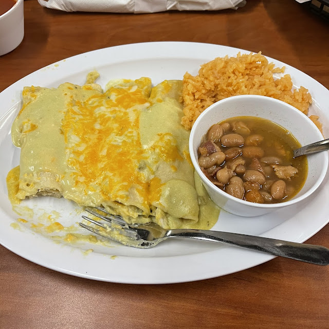 Authentic Green Enchiladas