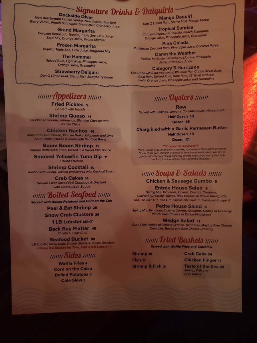 Hammerhead's Bar & Grille Menu 5