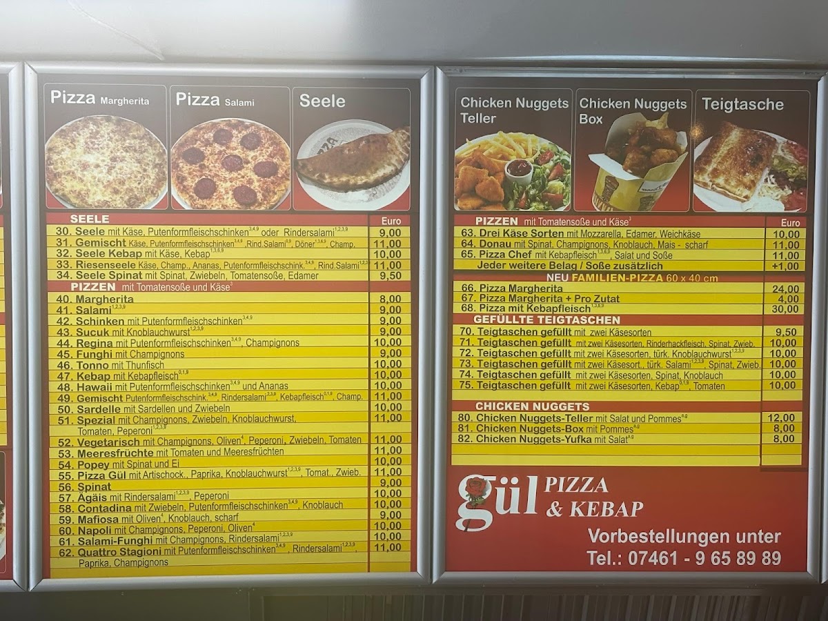 Gül Pizza & Kebap Menu 3