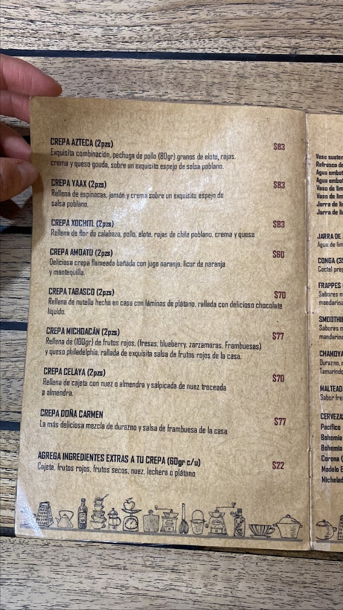 AmoAto Express Menu 1