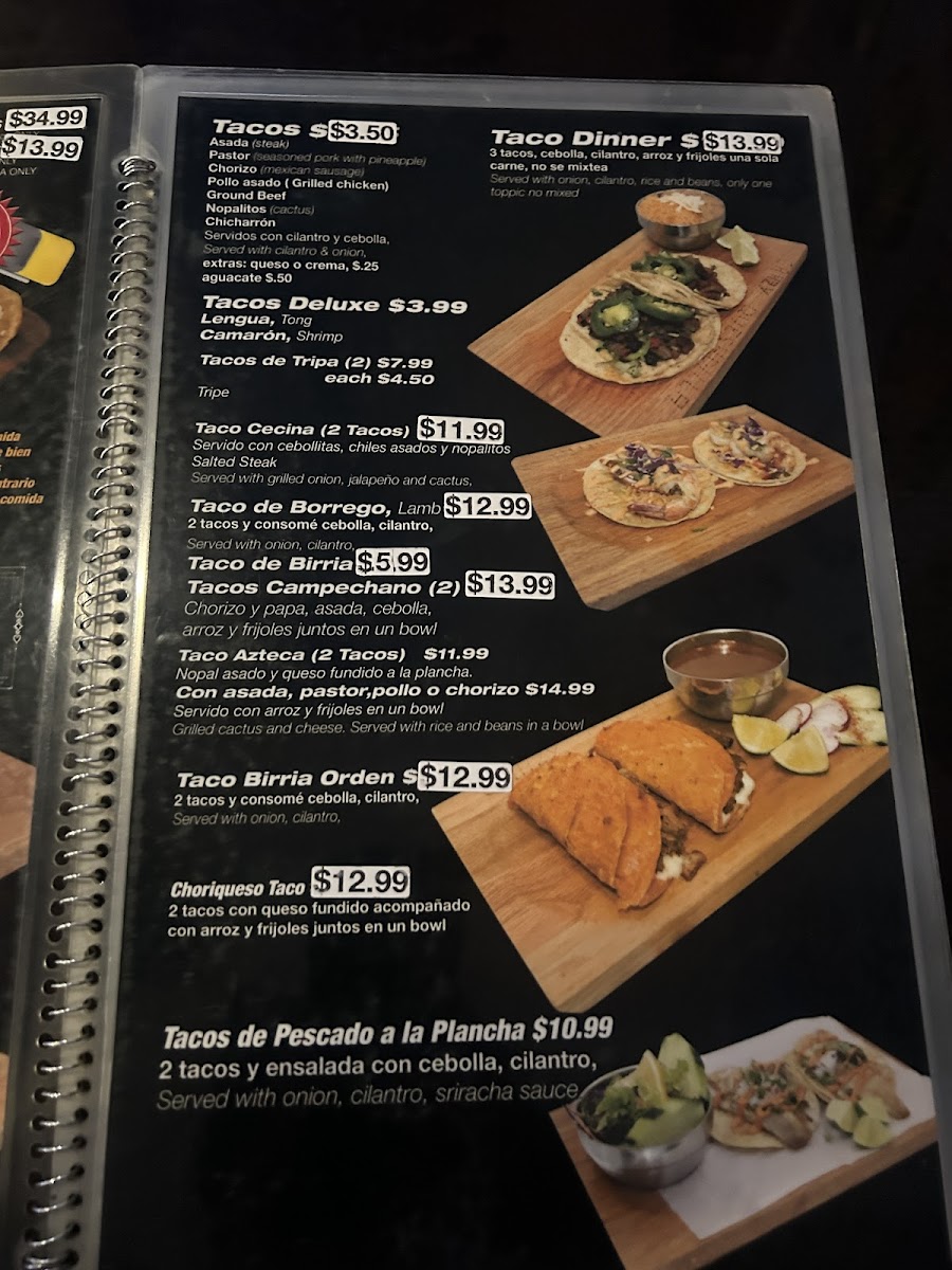 Crazy Quesadilla Mexican restaurant Menu 3