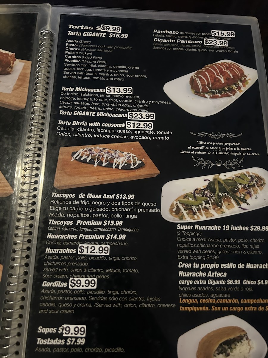 Crazy Quesadilla Mexican restaurant Menu 6