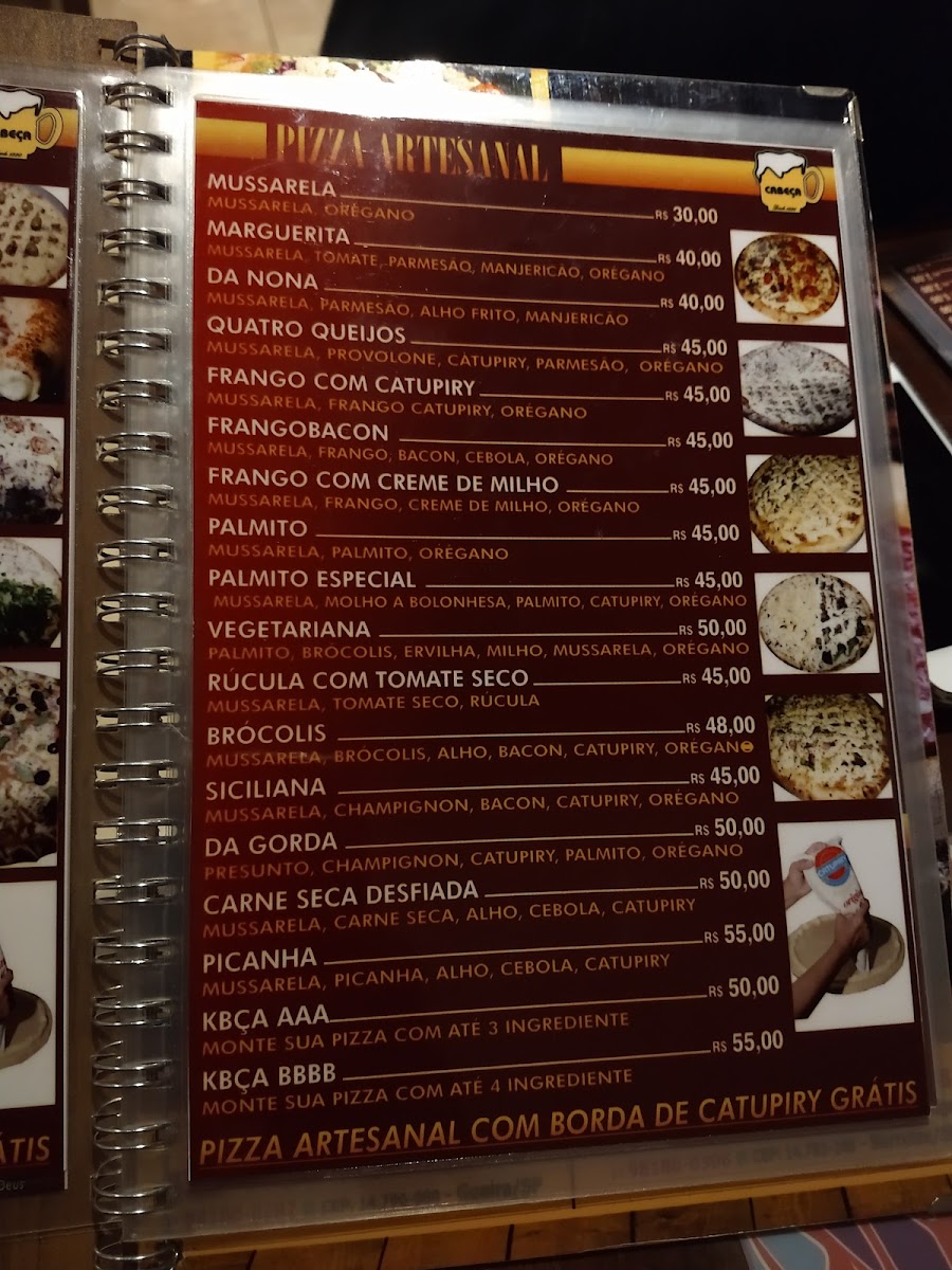 Bar do Cabeça Choperia e Pizzaria Menu 7