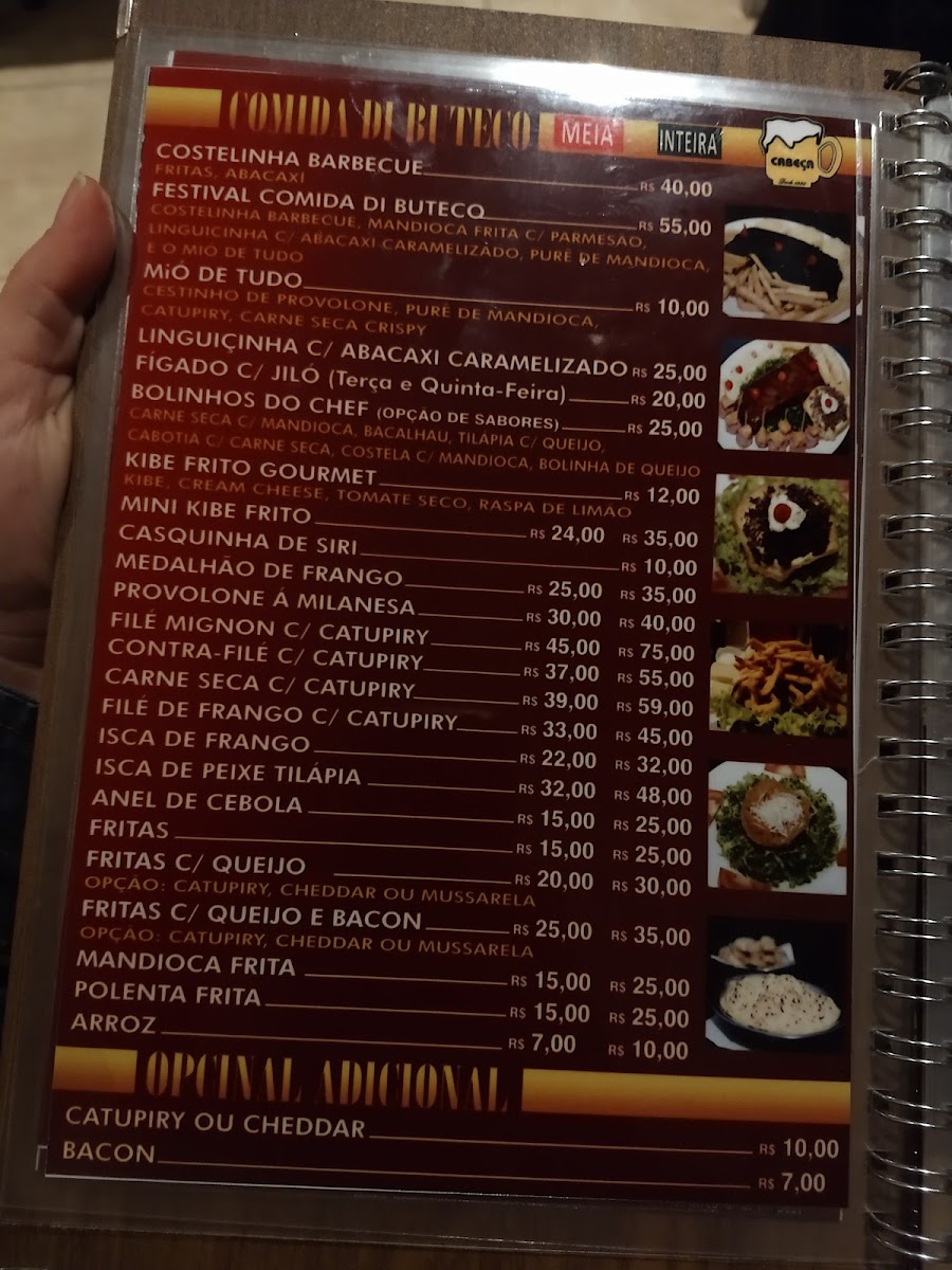Bar do Cabeça Choperia e Pizzaria Menu 8