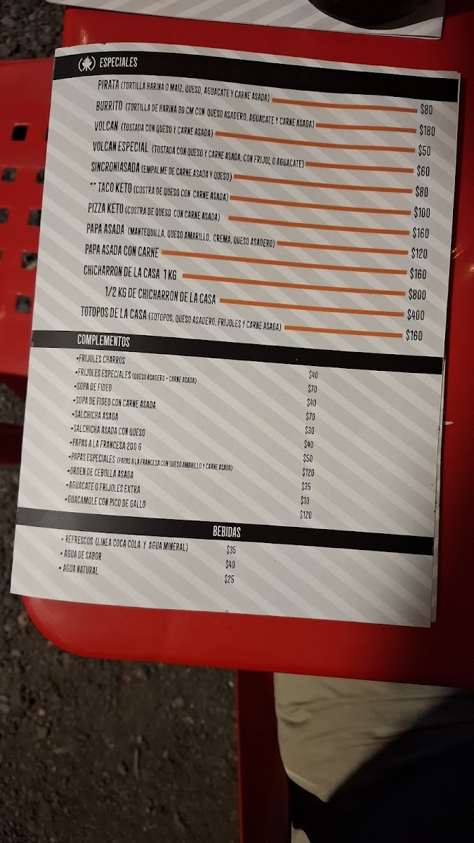 La Lumbrita Norteña Menu 7