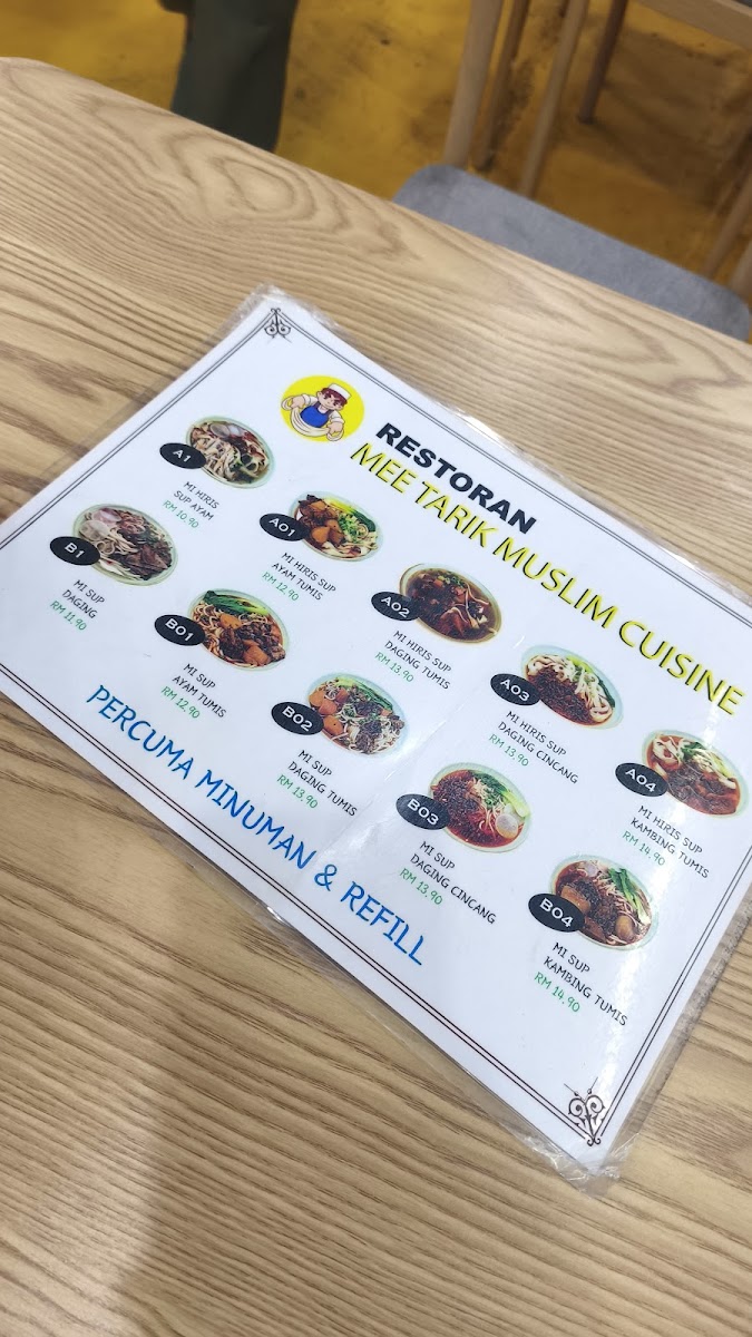 MEE TARIK MUSLIM CUISINE SDN. BHD. Menu 8