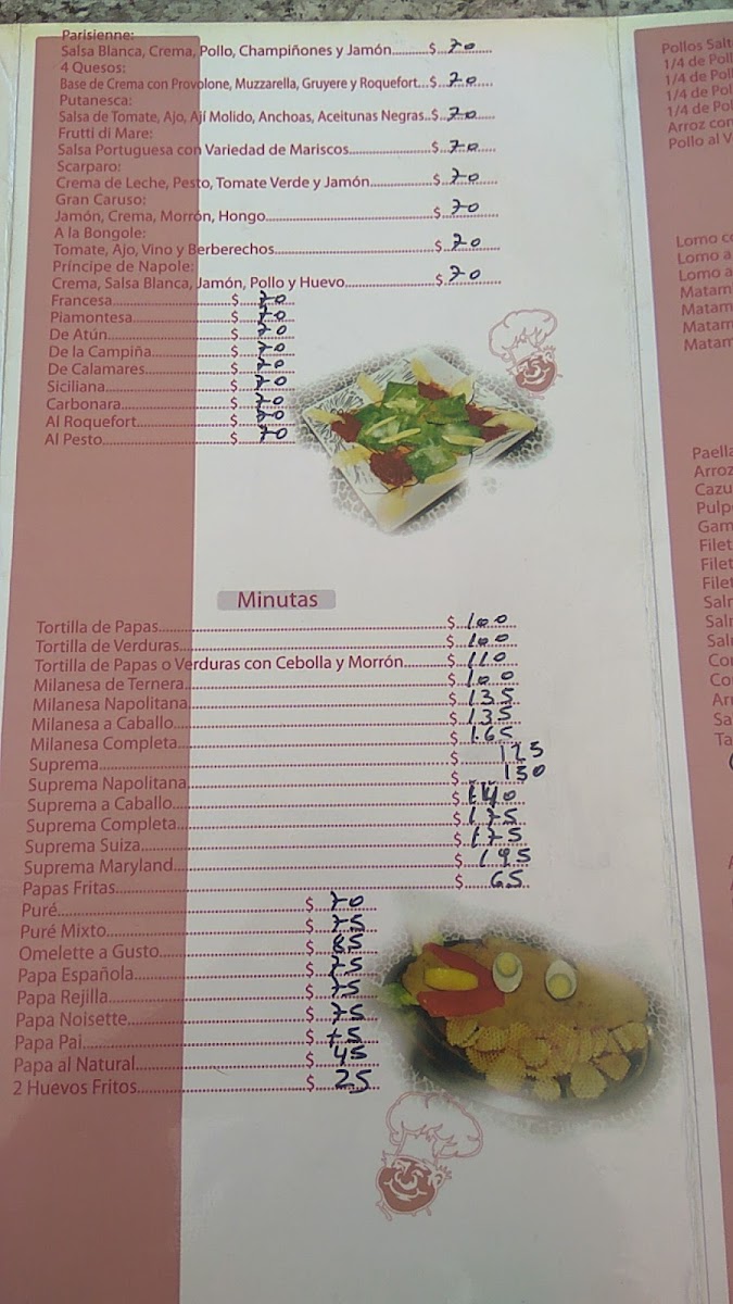 FINCA Las Marias Menu 7