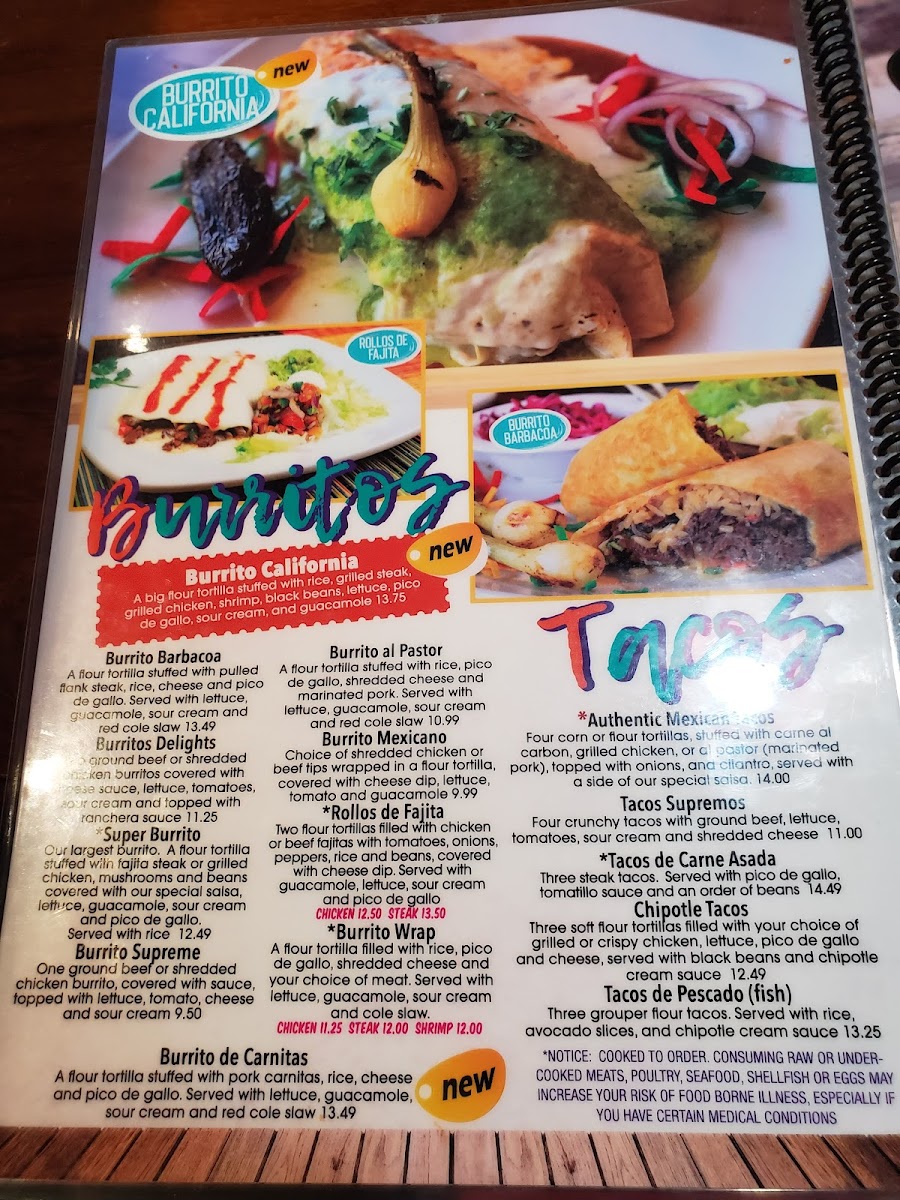 Las Palmas Menu 10