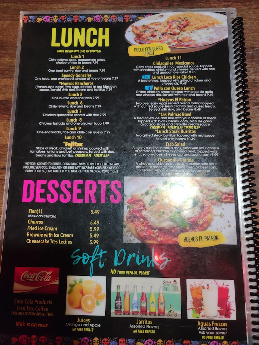 Las Palmas Menu 5
