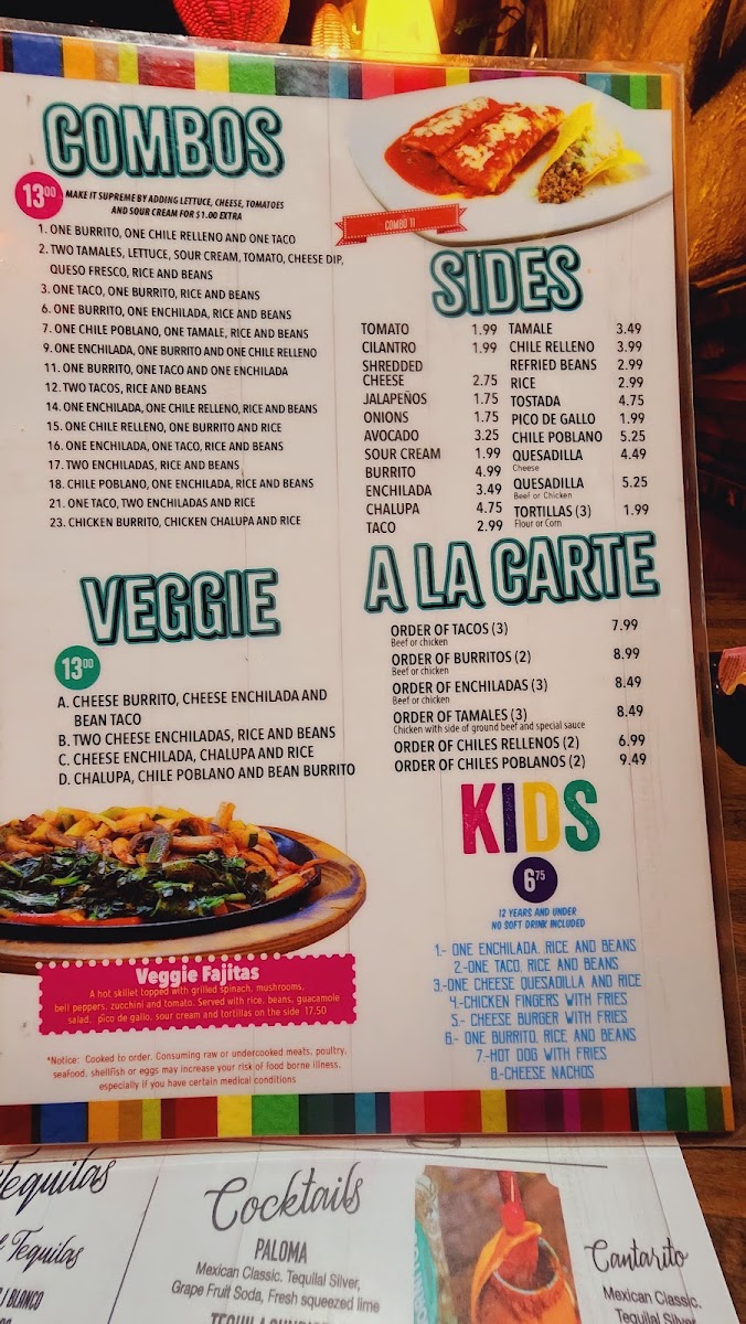 Las Palmas Menu 6