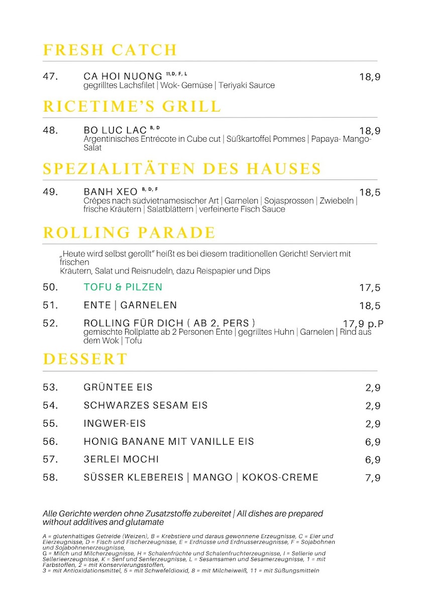 Rice Time Wok & Sushi Unterschleißheim Menu 3