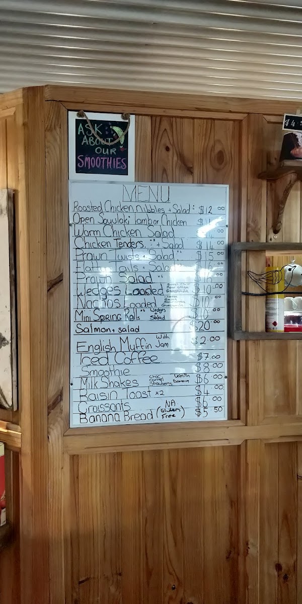 Fresh Air Cafe Menu 1