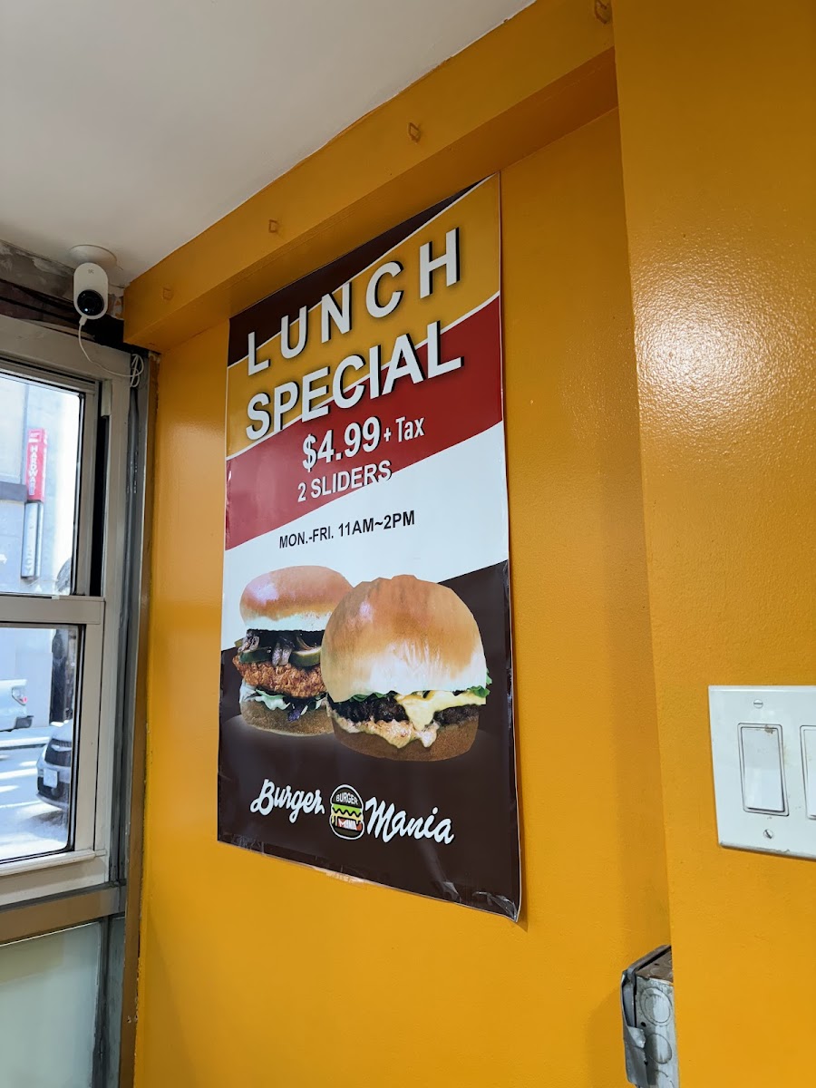 Halal Burgers Menu 2
