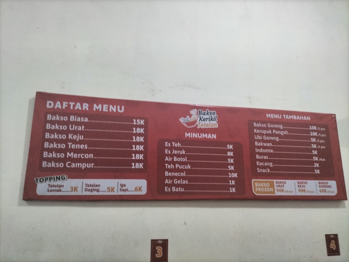 Bakso Kerikil Tetelan Outlet Mappaodang Menu 2