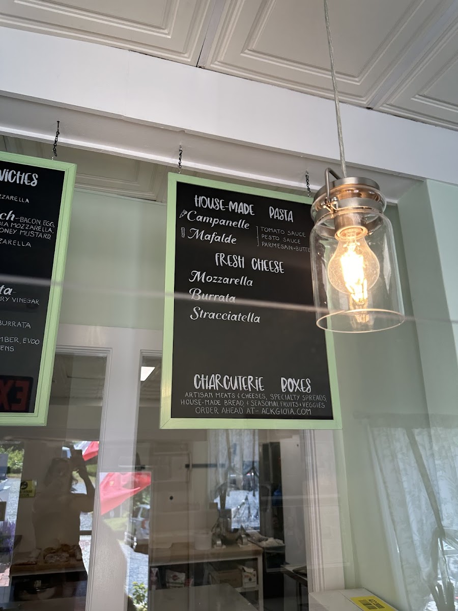 ACK Gioia Menu 10