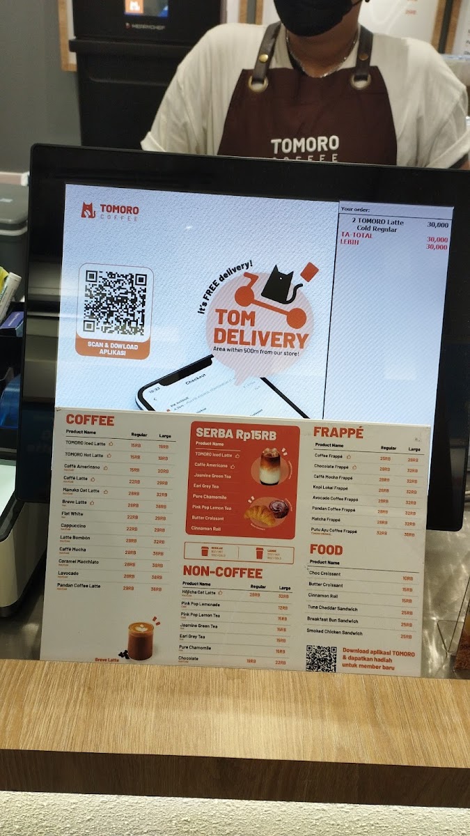 TOMORO COFFEE - Jl. Kesehatan Raya Menu 4