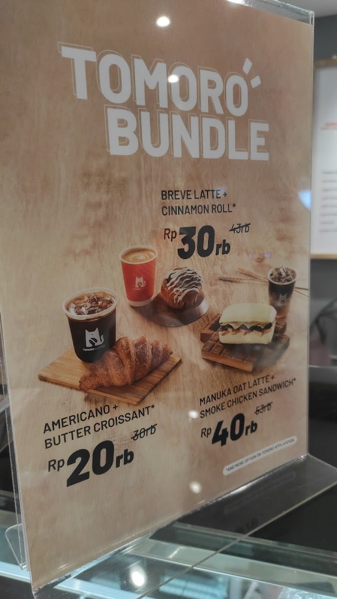TOMORO COFFEE - Jl. Kesehatan Raya Menu 8