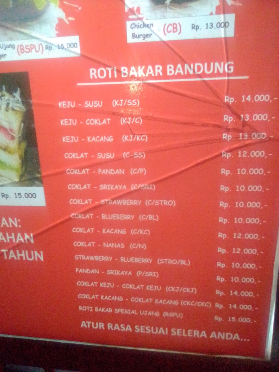 Ujang Burger Menu 1