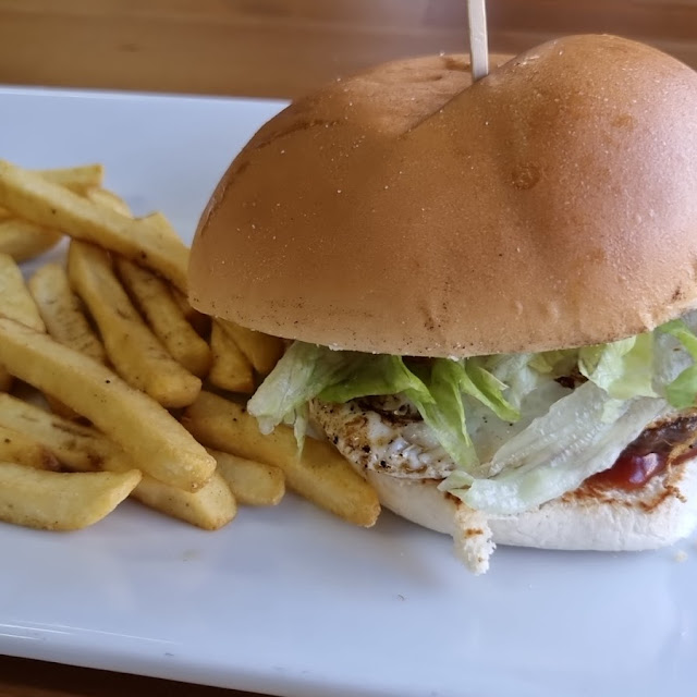 Burger and Chips