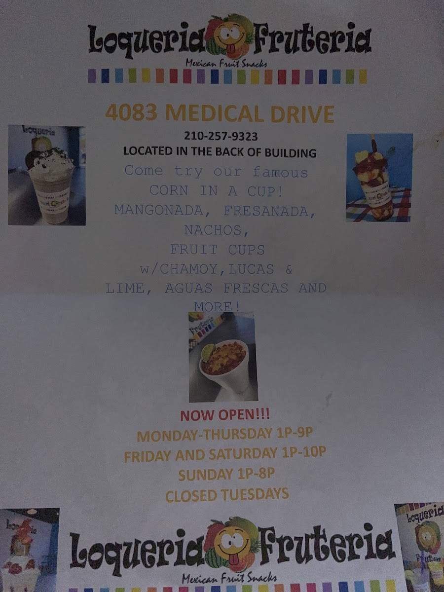 Loqueria Fruteria Menu 2