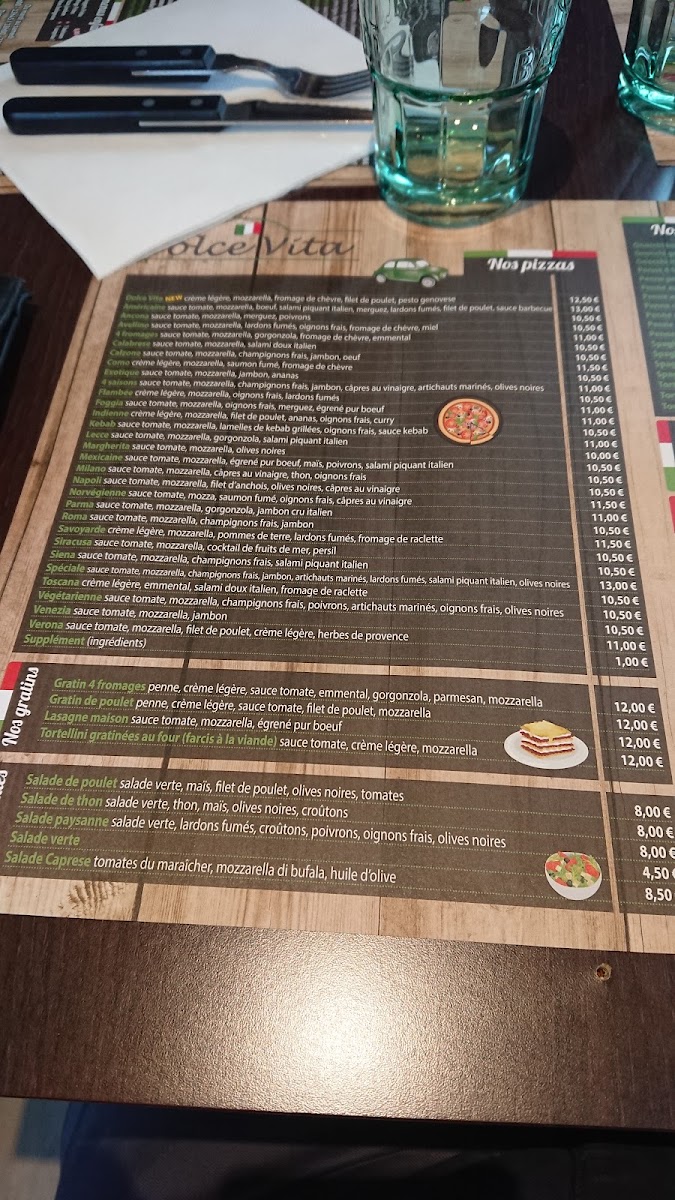 DOLCE VITA Menu 5