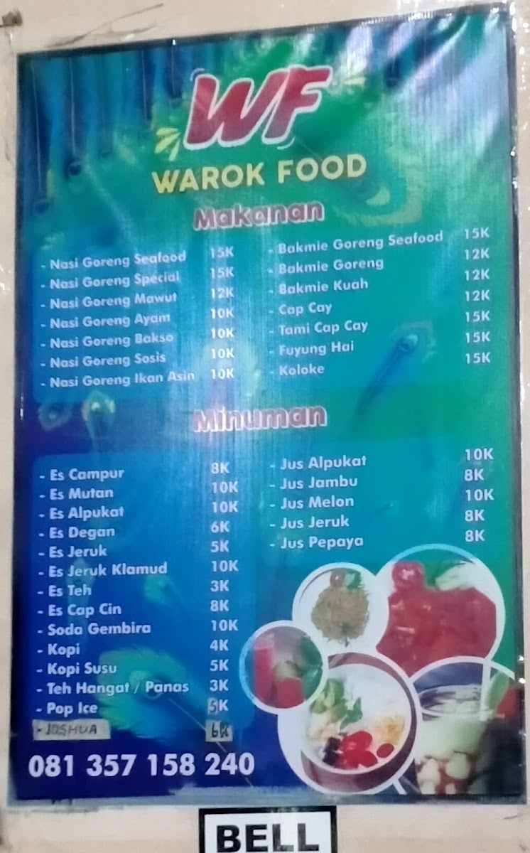 WF Warok Food Menu 6
