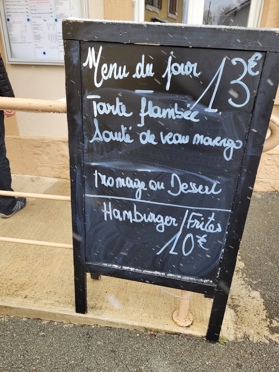 Restaurant 'Le Convivial' Menu 1