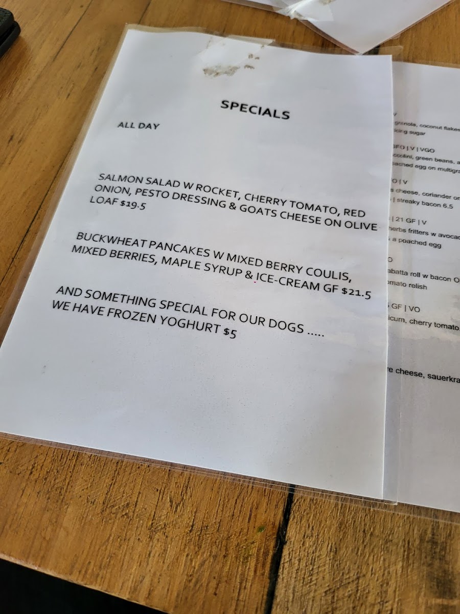 Station Street Trading Co. Menu 4