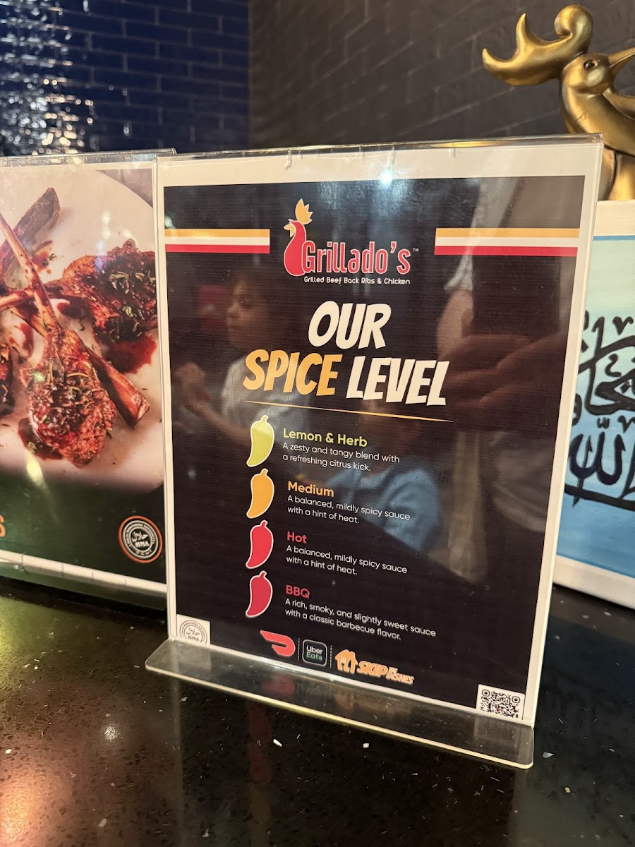 Grillados Grilled Beef Back Ribs & Chicken Menu 5