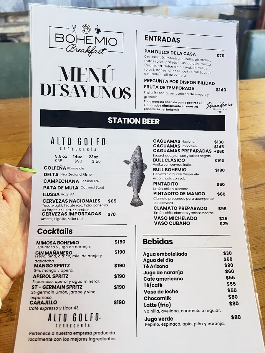 BOHEMIO FOOD VAN Menu 7