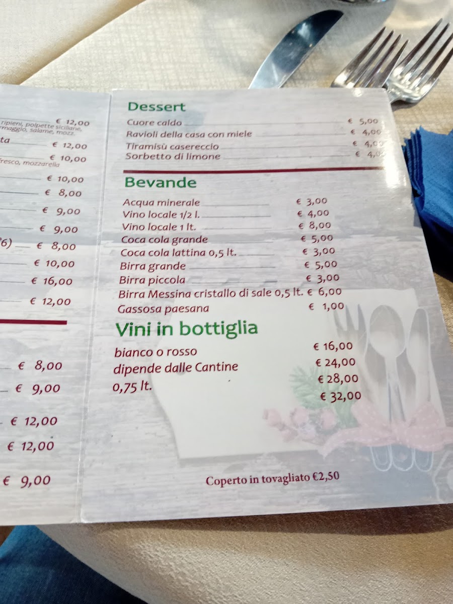 Casale Firriato Menu 3