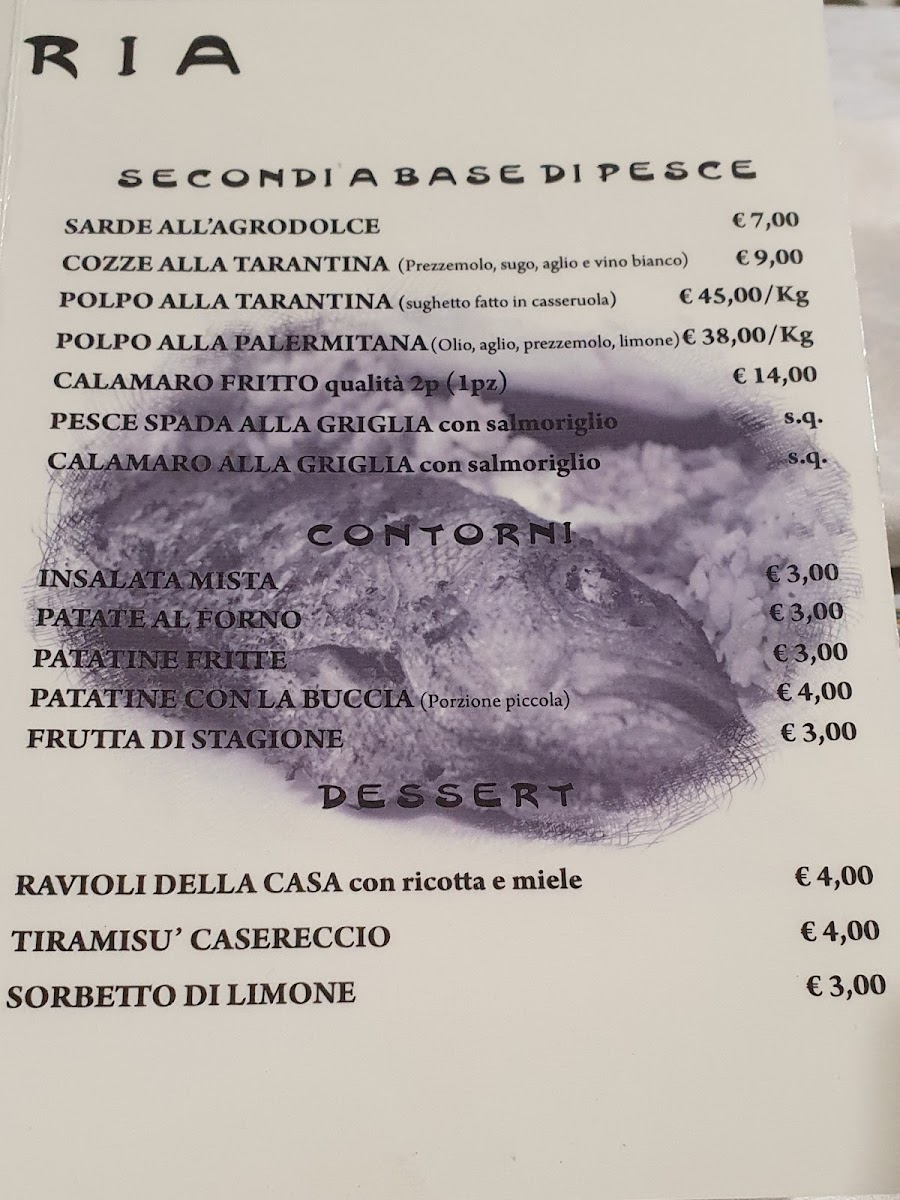Casale Firriato Menu 7