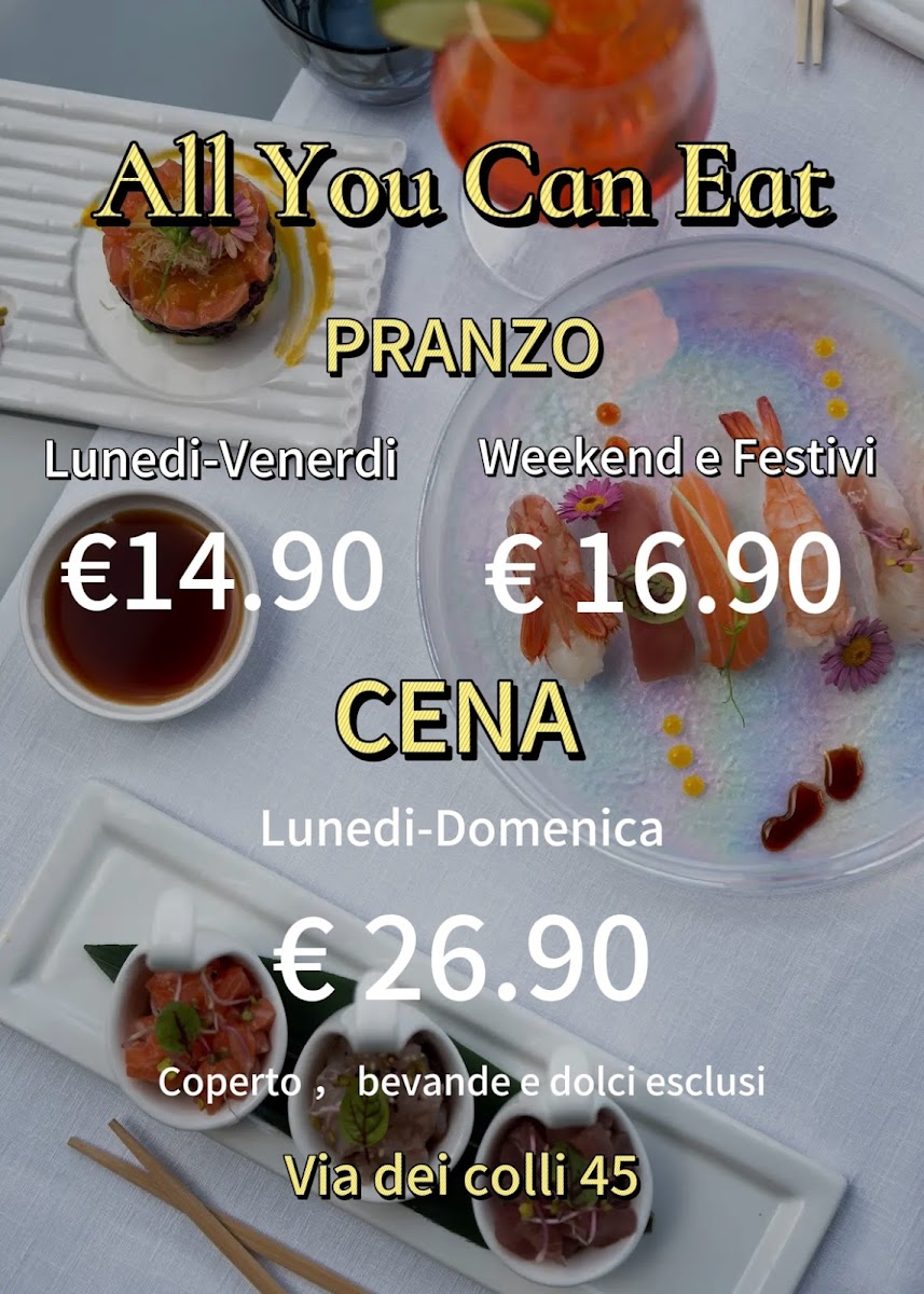 Ristorante Sushi Amo Menu 1