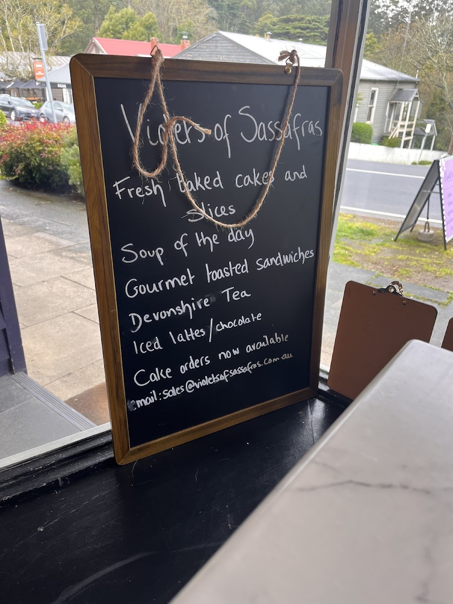 Violet's of Sassafras Menu 5