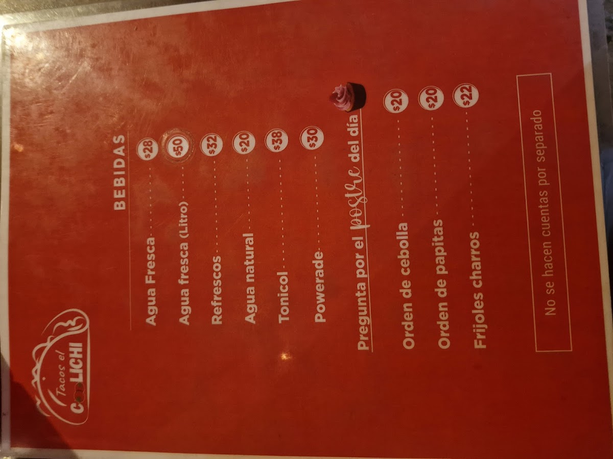 Tacos El Coolichi Menu 2