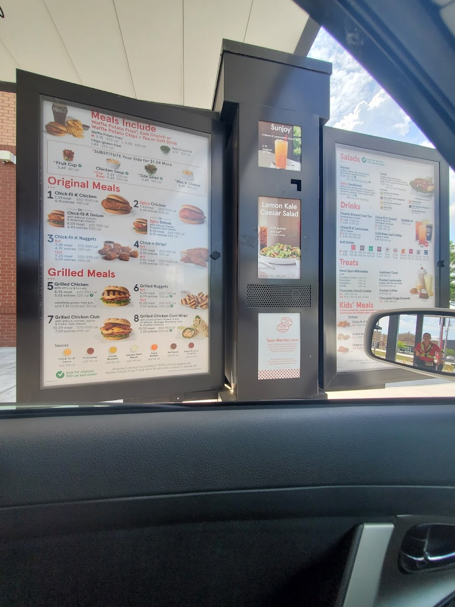 Chick-fil-A Menu 1