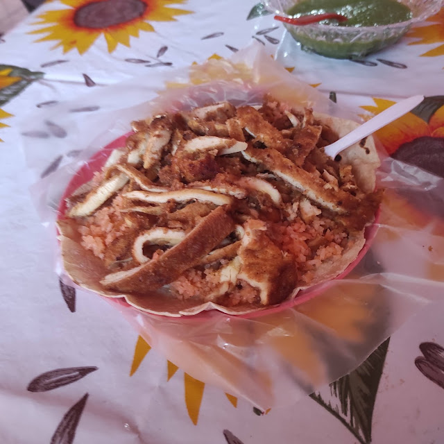 Medio Taco de Milanesa de Pollo