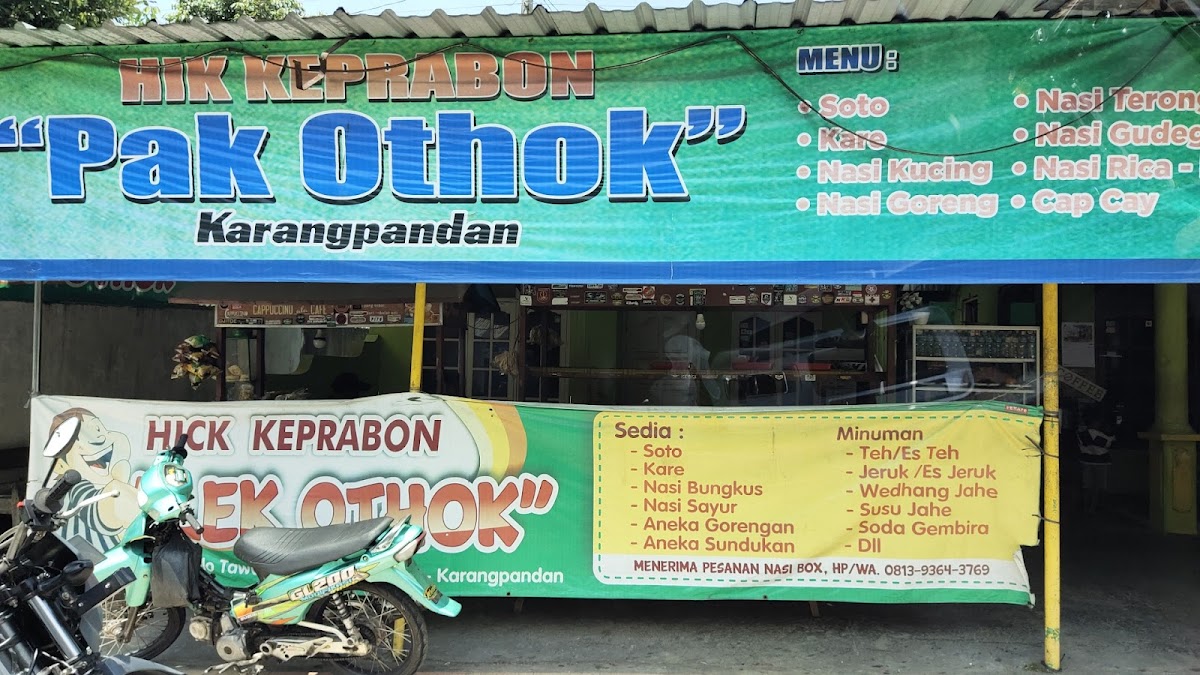 Hik Keprabon Pak Othok, Angkringan Karangpandan Menu 1
