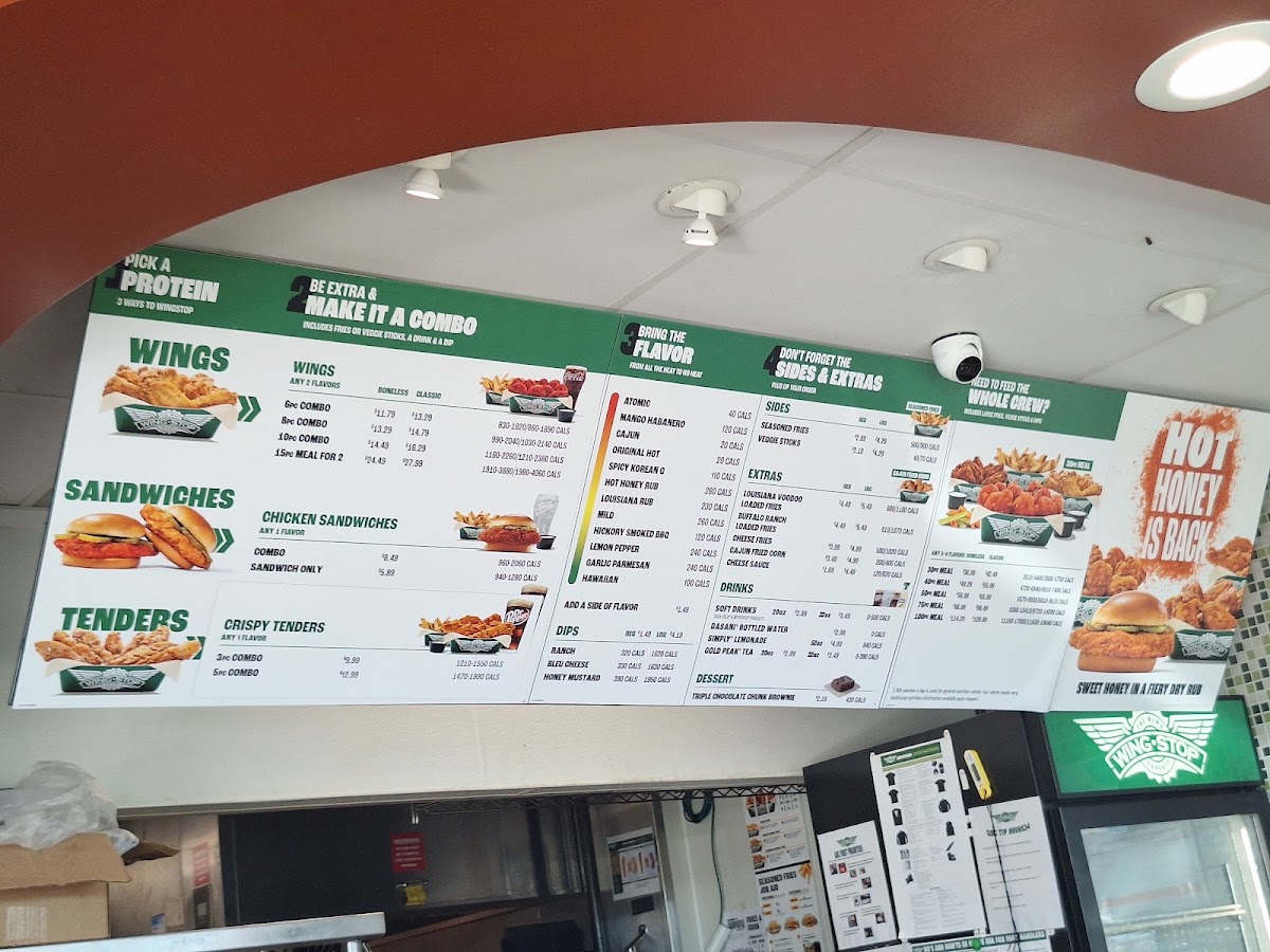 Wingstop Menu 1