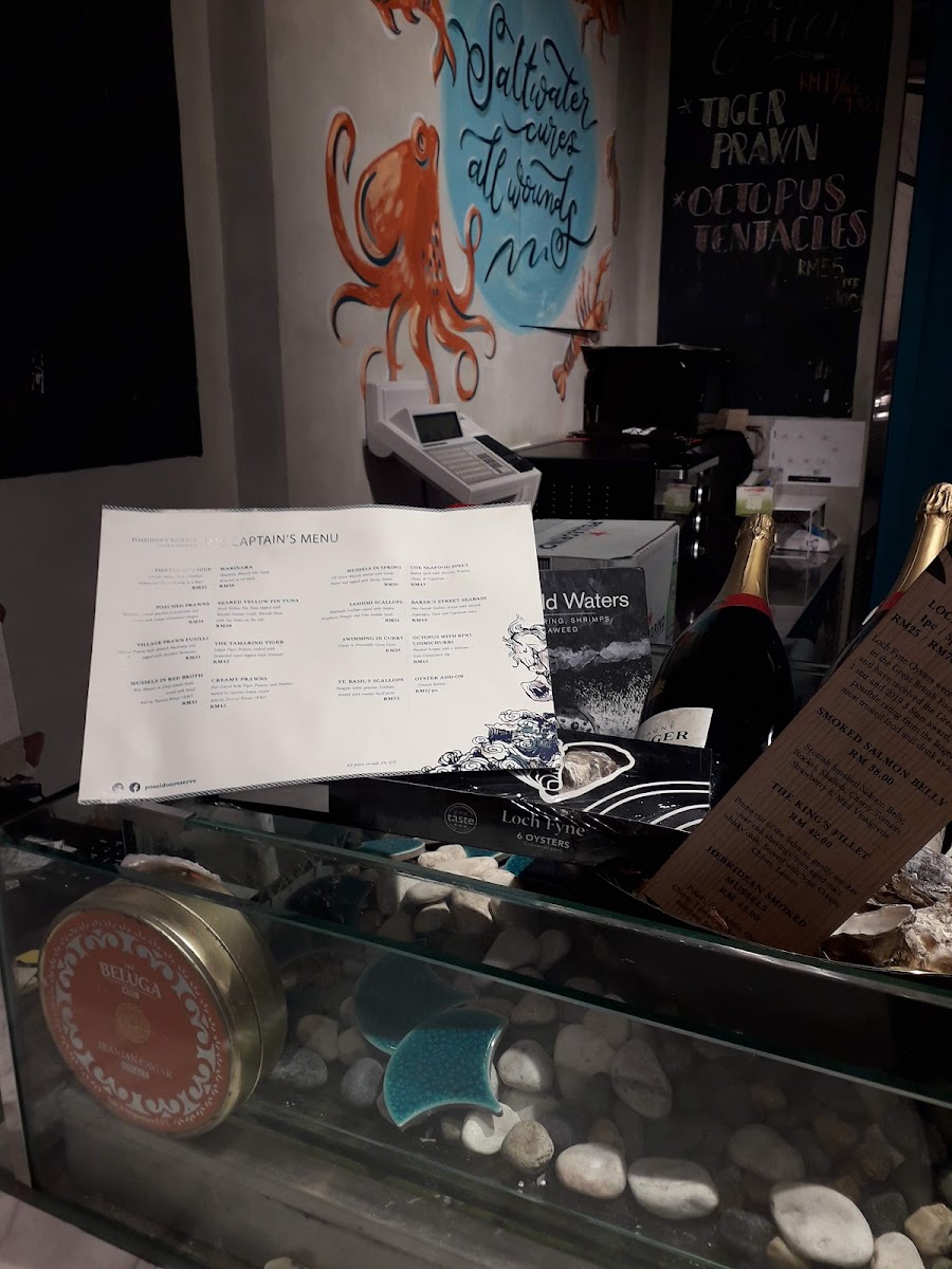 Poseidon Reserve Caviar & Oyster Bar Menu 2