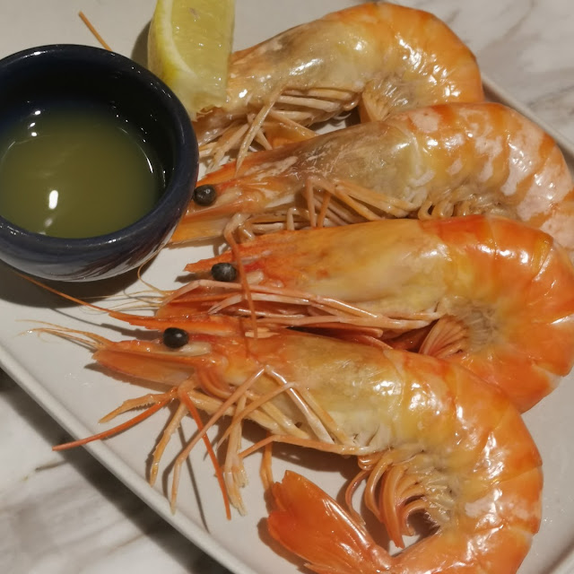 Poached Prawns