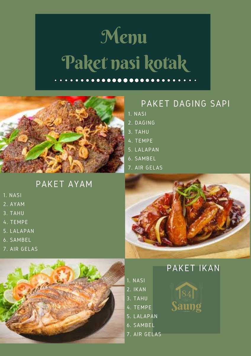 RM & Cafe Saung84 Menu 2