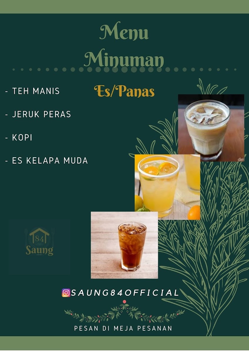 RM & Cafe Saung84 Menu 3